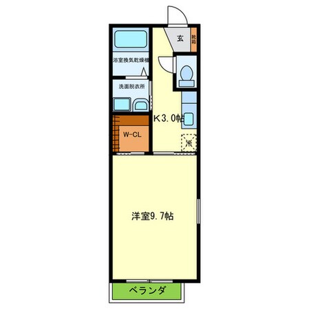 カーサコンフォールの物件間取画像